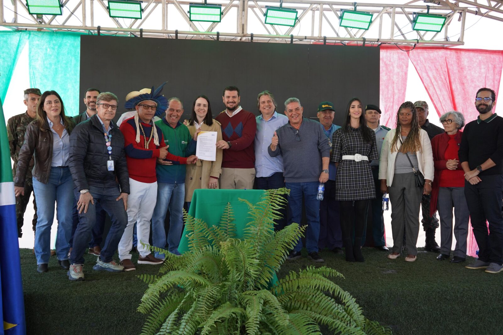 Solenidade marca adesão de Nioaque a novos programas de cidadania, educação e inclusão social