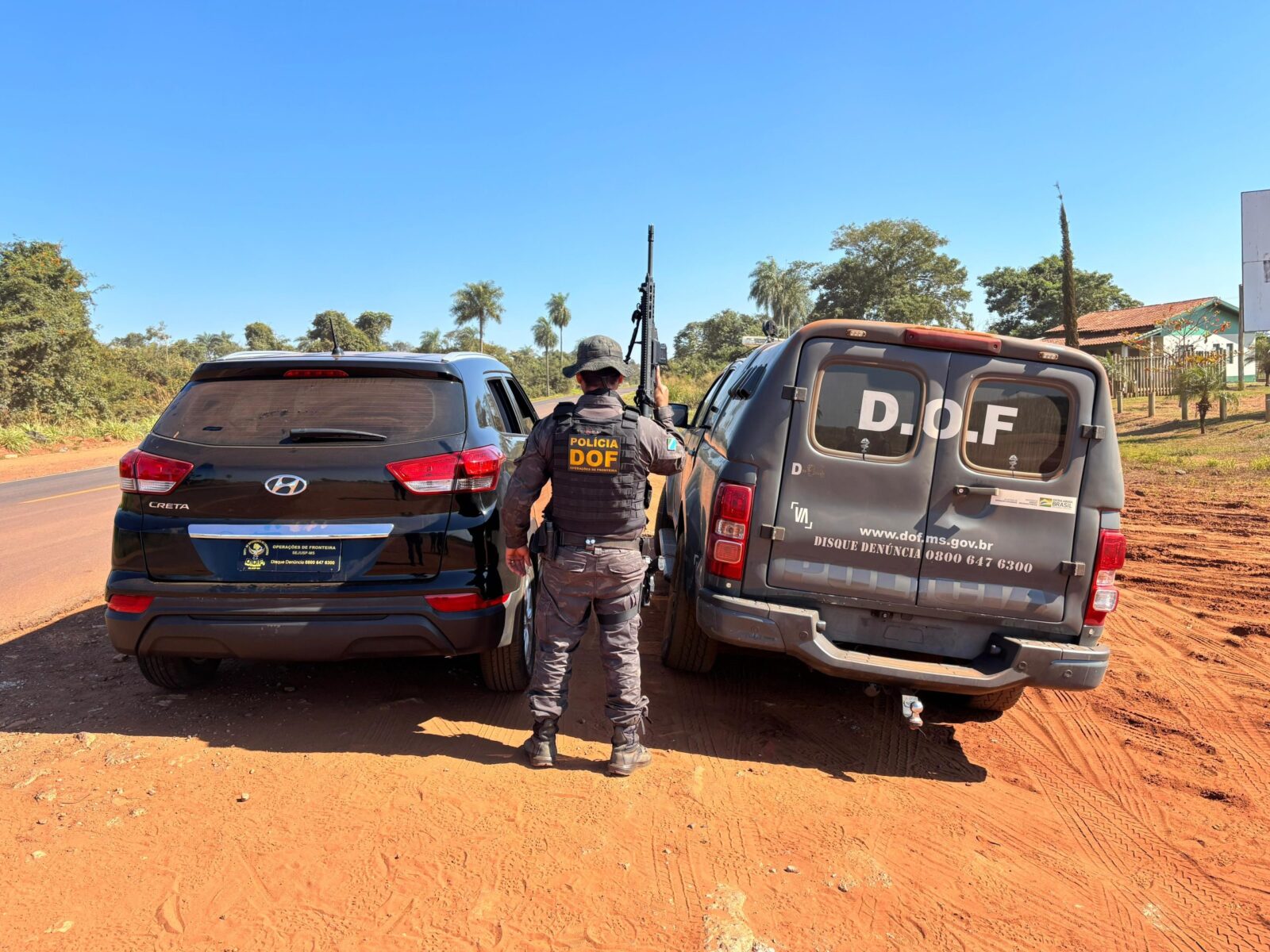 Carro furtado na Bahia é recuperado pelo DOF em Iguatemi