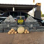 DOF apreende carro com mais de meia tonelada de drogas em Maracaju