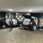 DOF apreende carros carregados de cigarros contrabandeados do Paraguai em Rio Brilhante