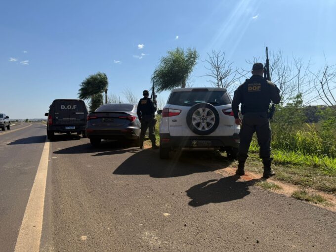 DOF recupera três veículos furtados durante final de semana