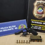 Em menos de duas horas após o crime, Polícias Civil e Militar prendem autor de tentativa de homicídio em Rio Brilhante
