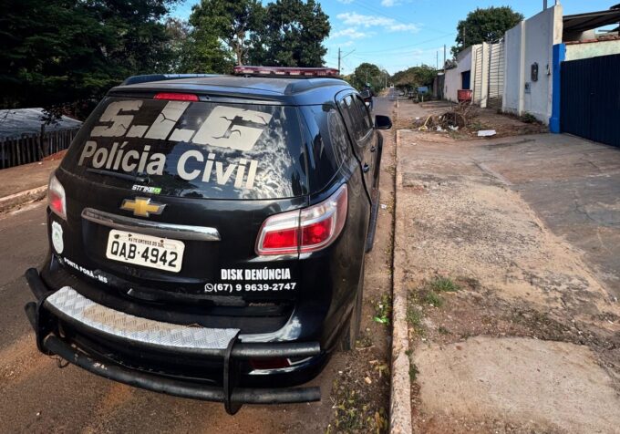 Homem é preso pela Polícia Civil em Ponta Porã por mandado de prisão decorrente de regressão cautelar