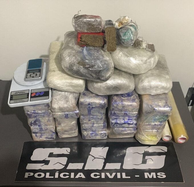 Polícia Civil desarticula ponto de tráfico e prende casal em flagrante em Aparecida do Taboado