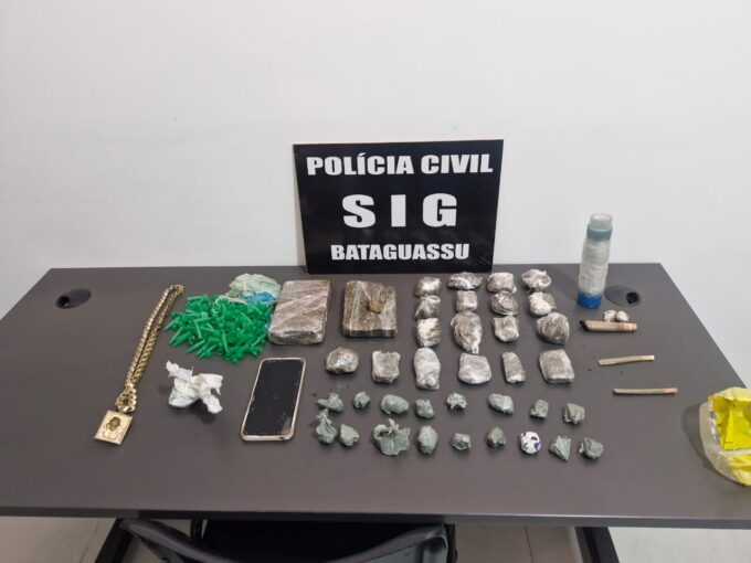 Polícia Civil desmonta sexta biqueira em Bataguassu e prende homem por tráfico com envolvimento de menores