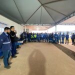 Polícia Civil faz palestra a trabalhadores em canteiro de obras em Inocência