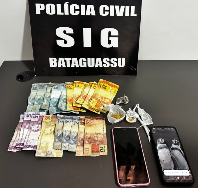 Polícia Civil frustra tráfico de drogas próximo à Prefeitura de Bataguassu
