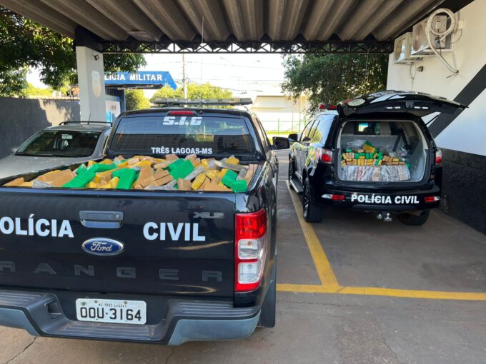 Polícia Civil incinera uma tonelada de drogas em Três Lagoas