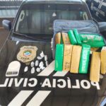 Polícia Civil prende dois indivíduos e apreende 4 tabletes de maconha durante operação em Maracaju