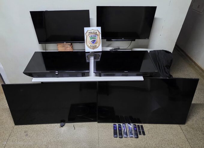 Polícia Civil prende em flagrante dois indivíduos que praticaram furtos a residências na cidade de Ribas do Rio Pardo