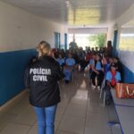 Polícia Civil realiza palestra na Escola Municipal Rural 8 de Dezembro em Campo Grande