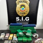 Polícia Civil realiza quinta ação contra o tráfico na semana e prende dois suspeitos com mais de 13kg de drogas em Bataguassu