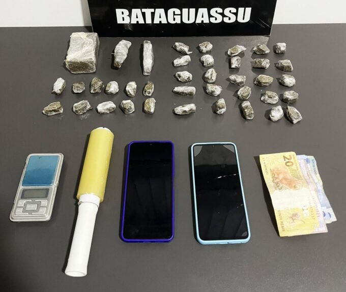 Polícia civil fecha ponto de tráfico e prende suspeito em Bataguassu