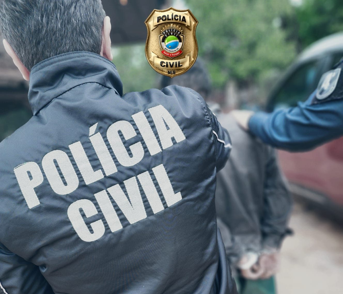 Polícias Civil e Militar prendem autor de feminicídio em Costa Rica