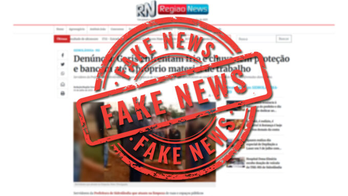 FAKE NEWS: prefeitura de Sidrolândia desmente matéria sobre falta de EPIs e materiais de limpeza para garis; entenda