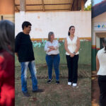 Vereadora Shirlei Basso e primeira-dama visitam escola e comunidade no assentamento Capão Bonito I