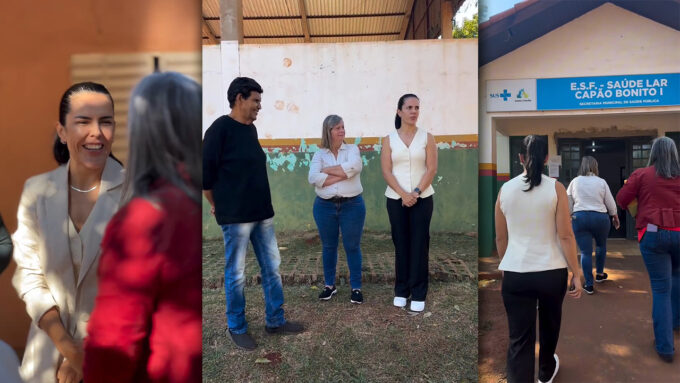 Vereadora Shirlei Basso e primeira-dama visitam escola e comunidade no assentamento Capão Bonito I