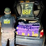 Veículo com mais de 730 quilos de drogas é apreendido pelo DOF em Ponta Porã