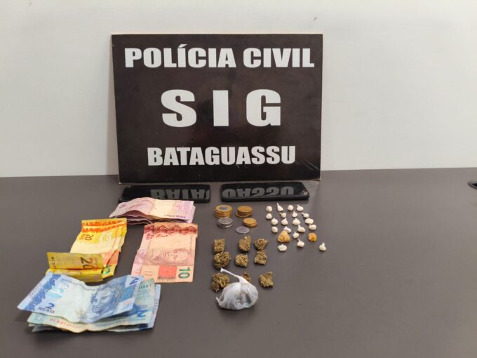 Ação da Polícia Civil desarticula ponto de tráfico e garante segurança de crianças em Bataguassu