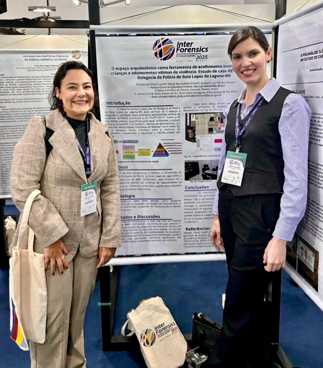 Artigo sobre a Sala Lilás da Delegacia de Guia Lopes da Laguna é referência no INTERFORENSICS 2025