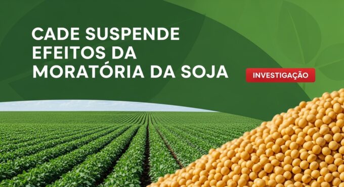 CADE suspende efeitos da Moratória da Soja e abre investigação por suposta prática anticompetitiva