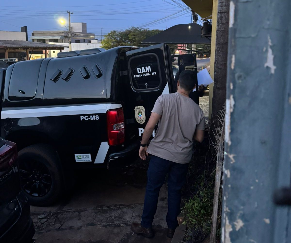 Homem é preso em flagrante por violência doméstica e perseguição em Ponta Porã
