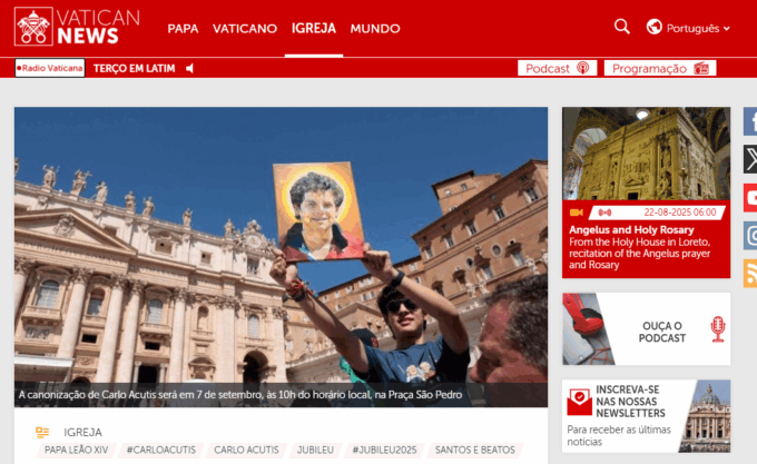 Quiz sobre Carlo Acutis aos jovens de Campo Grande na Semana da Canonização