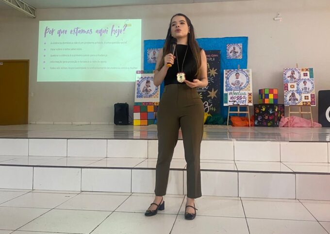 Operação Shamar: Polícia Civil ministra palestra sobre violência doméstica na APAE de Nova Andradina em alusão ao Agosto Lilás