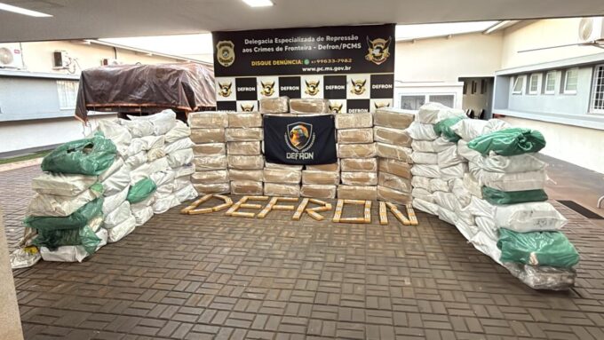 Polícia Civil apreende mais de duas toneladas de drogas e prende dois homens em Ponta Porã