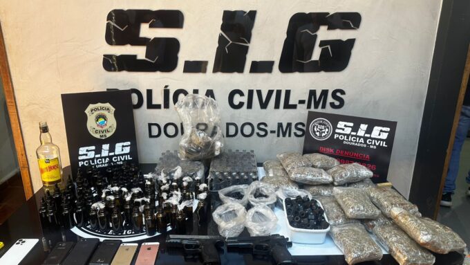 Polícia Civil desmantela laboratório clandestino de extração ilegal de óleo de maconha em Dourados