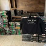 Polícia Civil localiza depósito de drogas e apreende quase duas toneladas de maconha em Mundo Novo