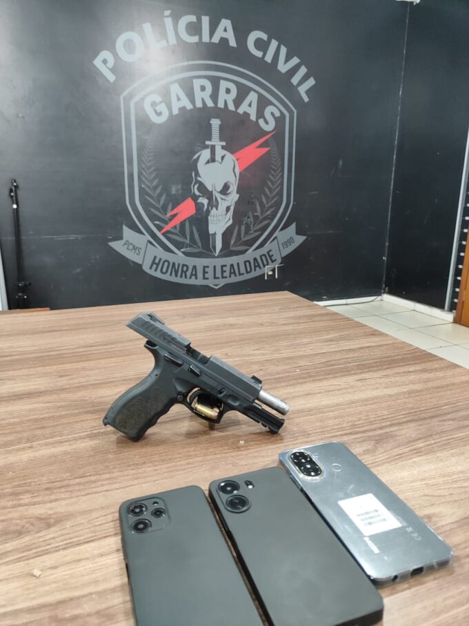 Polícia Civil prende homem por porte ilegal de arma de fogo em Campo Grande