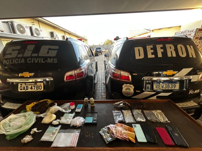 Polícia Civil realiza operação “Para” e prende quatro integrantes de célula criminosa em Dourados