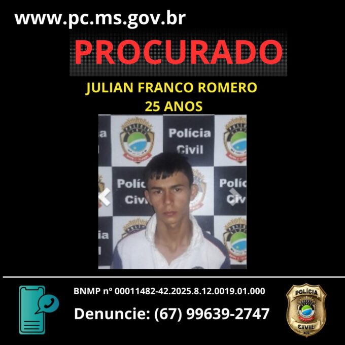 Segundo Envolvido em roubo a posto de combustíveis é identificado e segue foragido em Ponta Porã