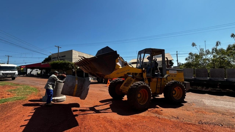 Prefeitura de Jardim inicia obra de recuperação na Rua Rondonópolis