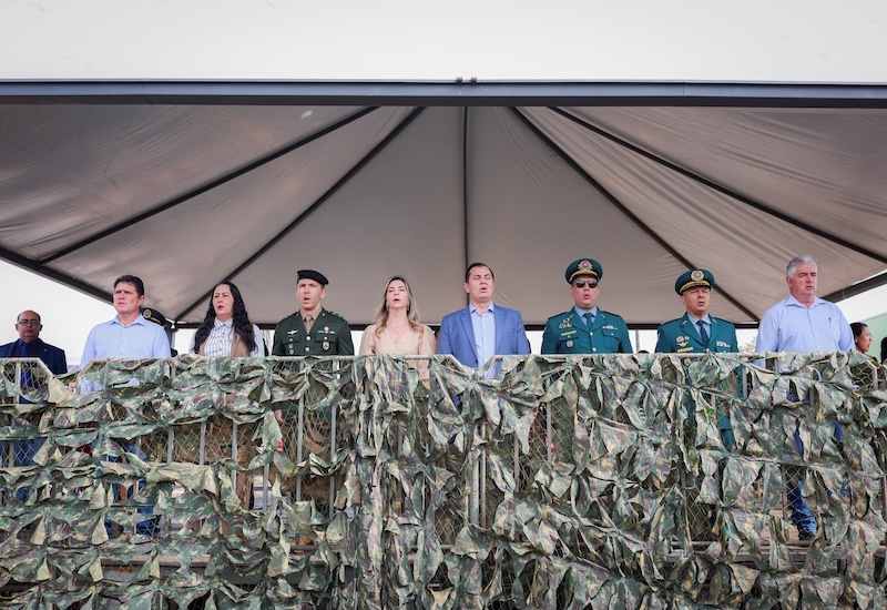 Jardim celebra Dia da Independência com desfile cívico-militar