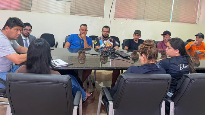 Prefeito Rodrigo Basso recebe equipe do Moto Fest para tratar do evento e prática do grau