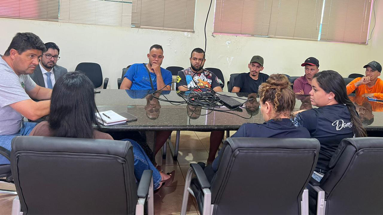 Prefeito Rodrigo Basso recebe equipe do Moto Fest para tratar do evento e prática do grau