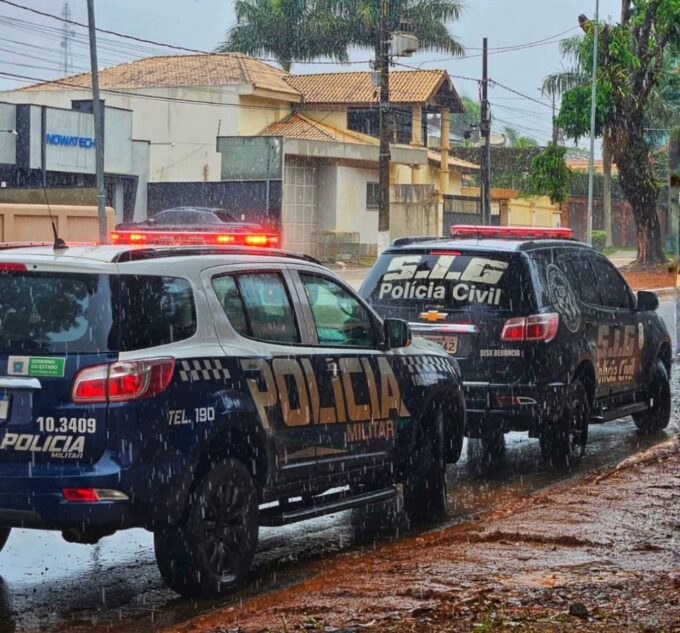 Ação conjunta entre as Polícias Civil e Militar resulta na prisão de dois foragidos em Ponta Porã