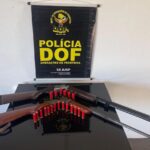 DOF apreende duas espingardas e munições em Novo Horizonte do Sul