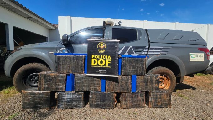 DOF apreende mais de 250 quilos de droga em assentamento de Itaquiraí