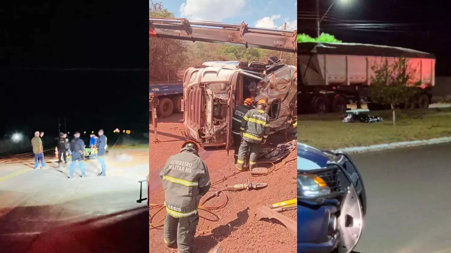 De acidentes a assassinatos, fim de semana termina com 18 mortes em Mato Grosso do Sul