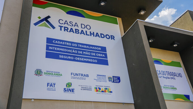 Casa do Trabalhador de Sidrolândia disponibiliza ampla lista de vagas em diversas áreas nesta quarta-feira