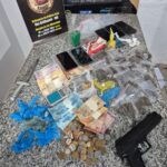 Polícia Civil desarticula ponto de tráfico de drogas eprende três em Rio Brilhante