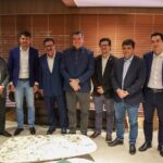 Ratinho, Carlos Massa, faz visita ao governador Eduardo Riedel no lançamento do GOV MS 4.0