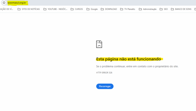 Instabilidade tira site da Assomasul do ar e preocupa prefeitos pela validade do Diário Oficial