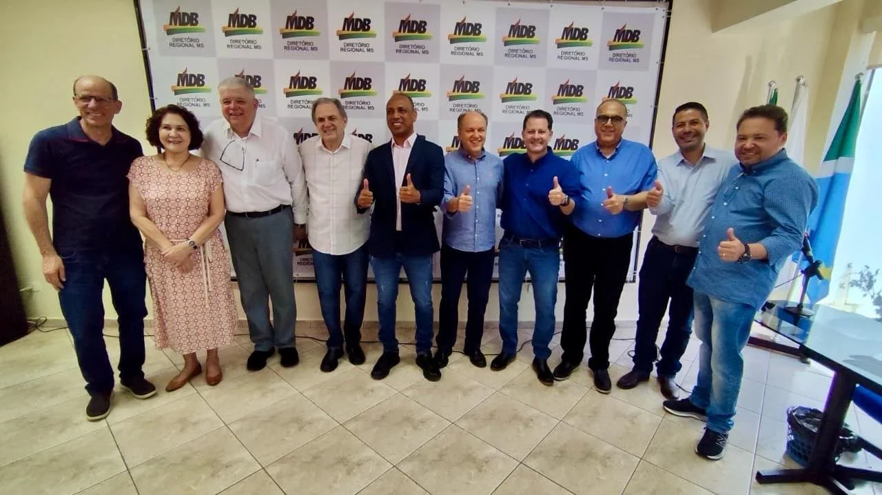 Renato Câmara assume secretaria-geral do MDB e Moka é reconduzido à presidência estadual