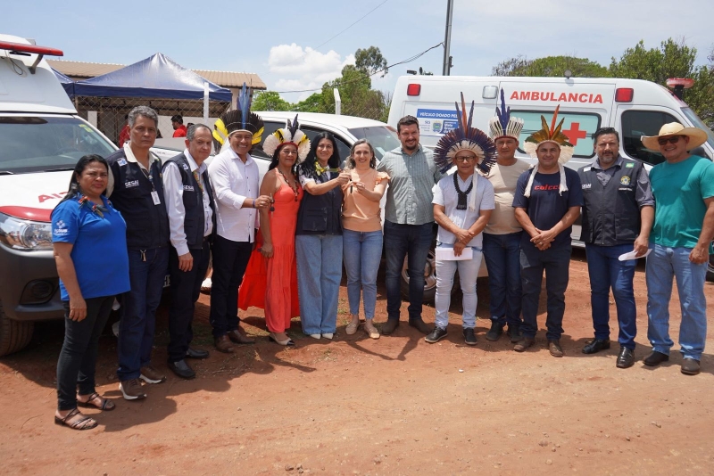 Novo marco na saúde indígena de Nioaque: Aldeia Cabeceira recebe UBSI “Nélio Marques” e frota ampliada