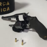 Homem é preso com revólver sem registro durante abordagem da Força Tática em Sidrolândia