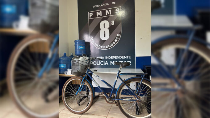PM prende mulher que furtou bicicleta em frente à Defensoria Pública de Sidrolândia